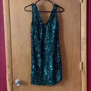 Forever 21: green sequin dress